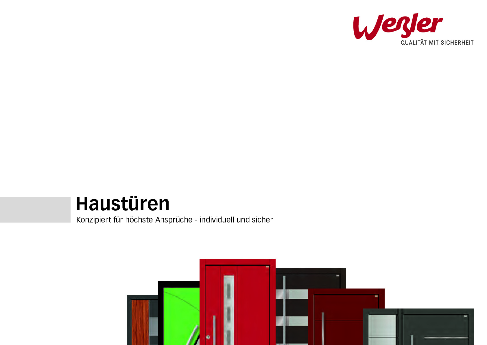 Vorschaubild von Dokument: wessler-haustueren-katalog-2014.pdf