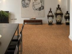 Korkboden im Esszimmer