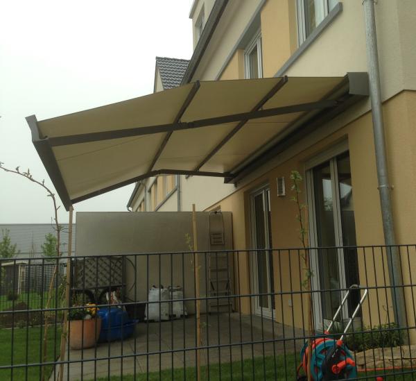 Sunrain Markise für Reihenhaus Terrasse