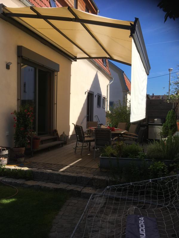 Markise mit Unterhang für Balkon