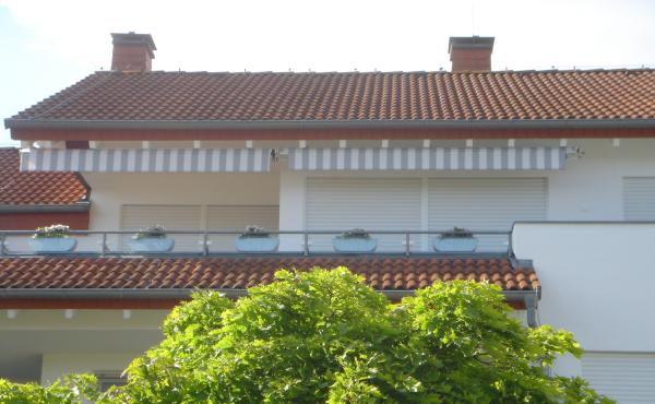 Balkonmarkisen für Reihenhaus