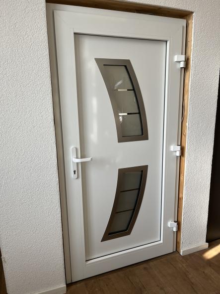 Innenansicht Aluminium Haustür Modell 5204 GF