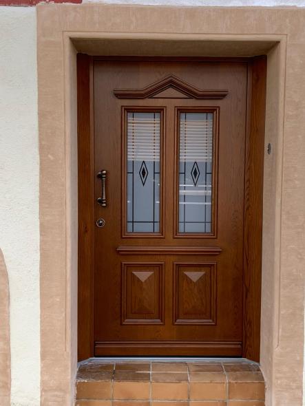 Holztür, braun, Stiltür, Mainz